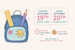Build Your Own Backpack Charm