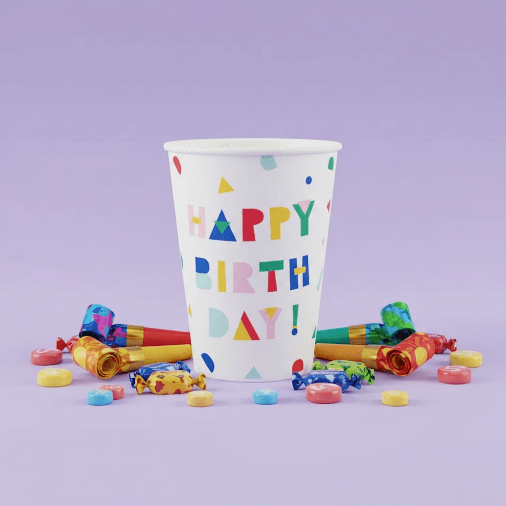 Happy Birthday Cups
