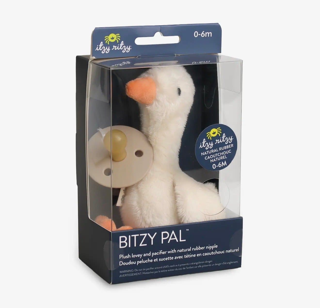 Bitzy Pal Plush + Pacifier Set