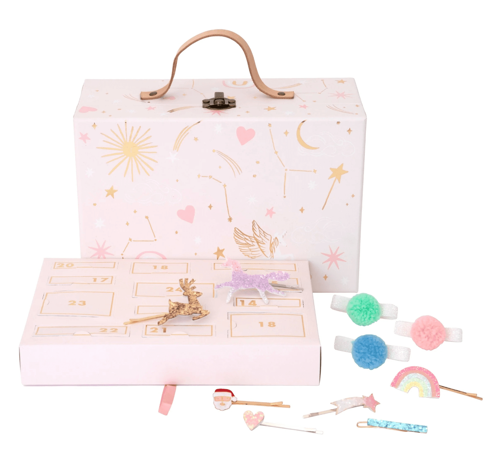 Hair Accessories Advent Calendar Suitcase
