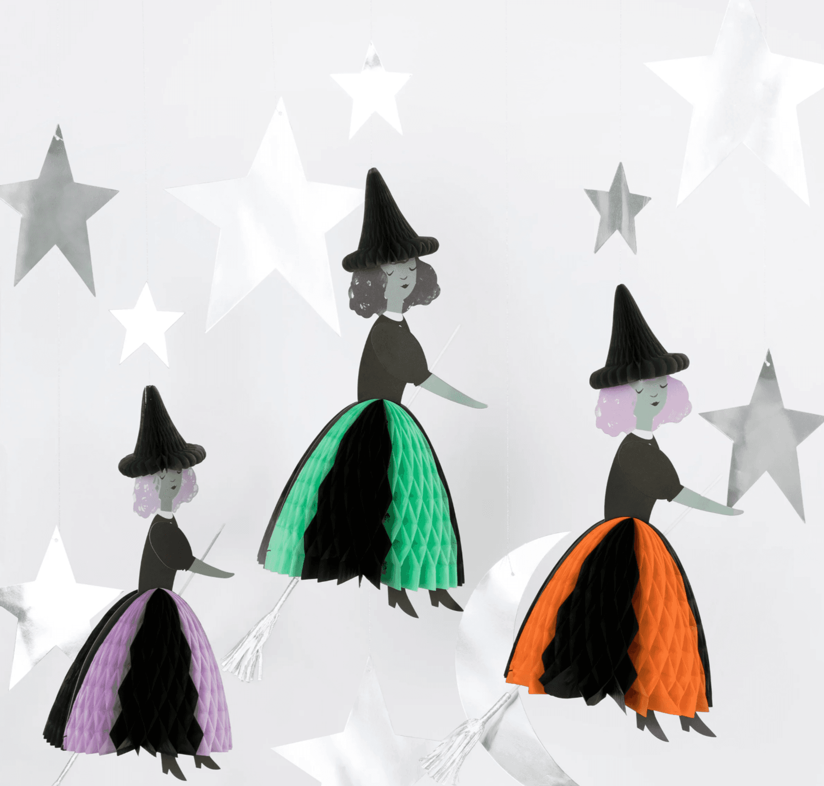 Honeycomb Witch Decorations
