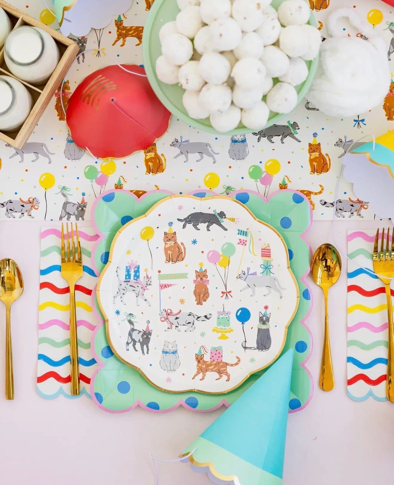 Cat Party Plates