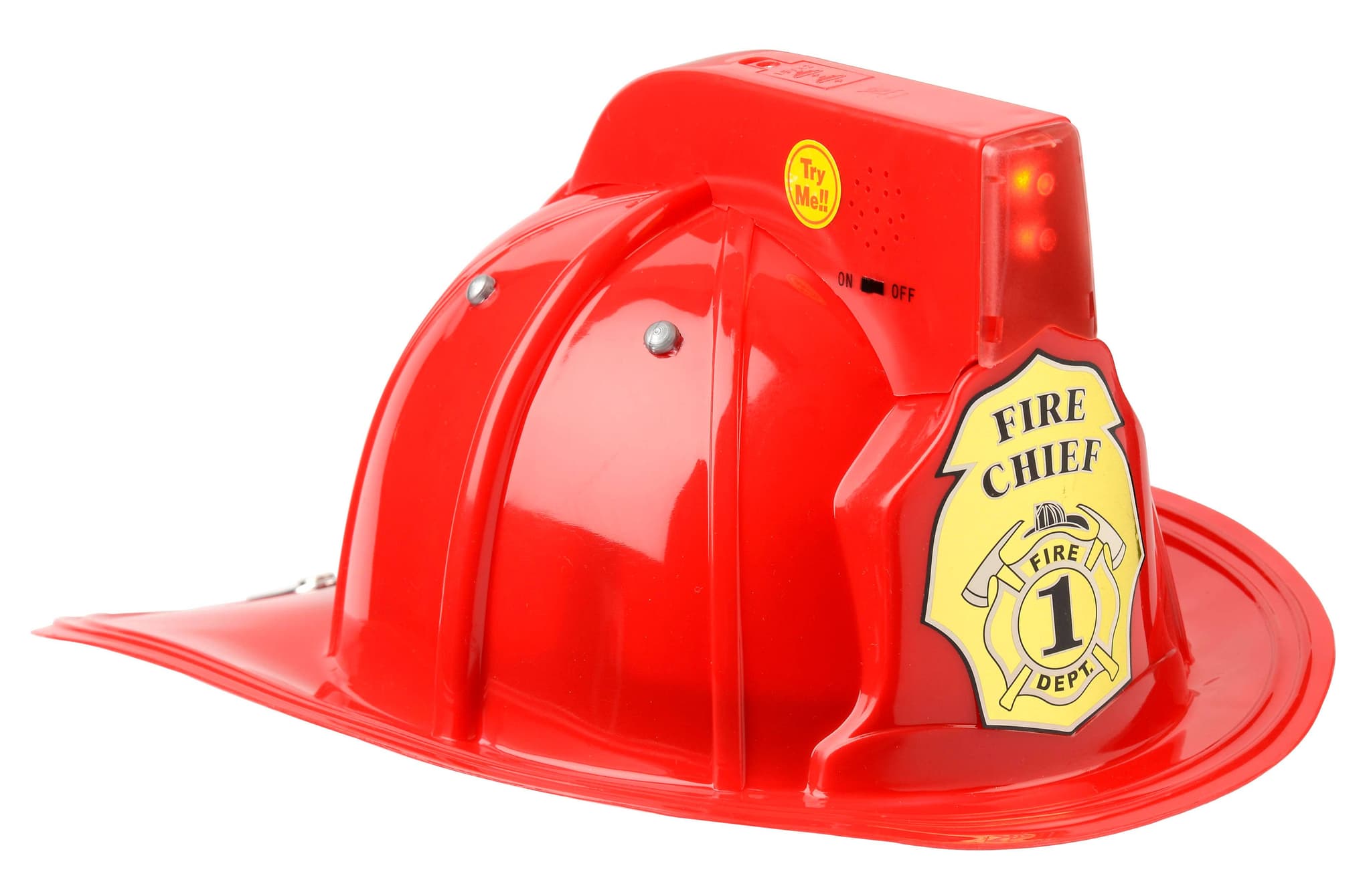 Fire Chief Helmet with Siren and Lights