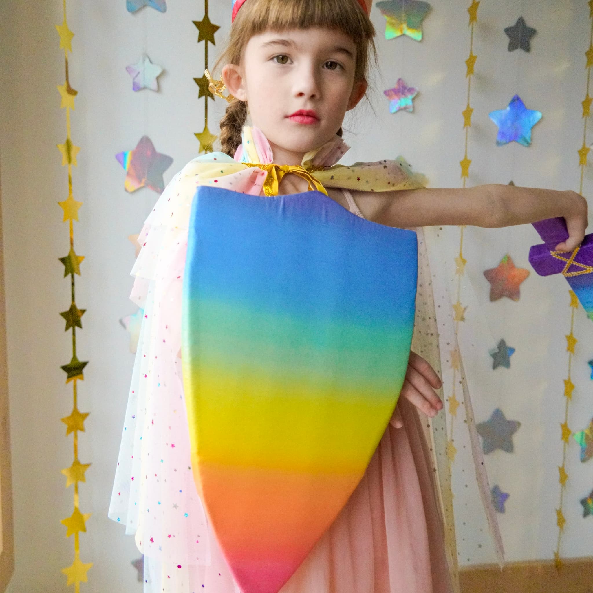 Rainbow Silk Shield