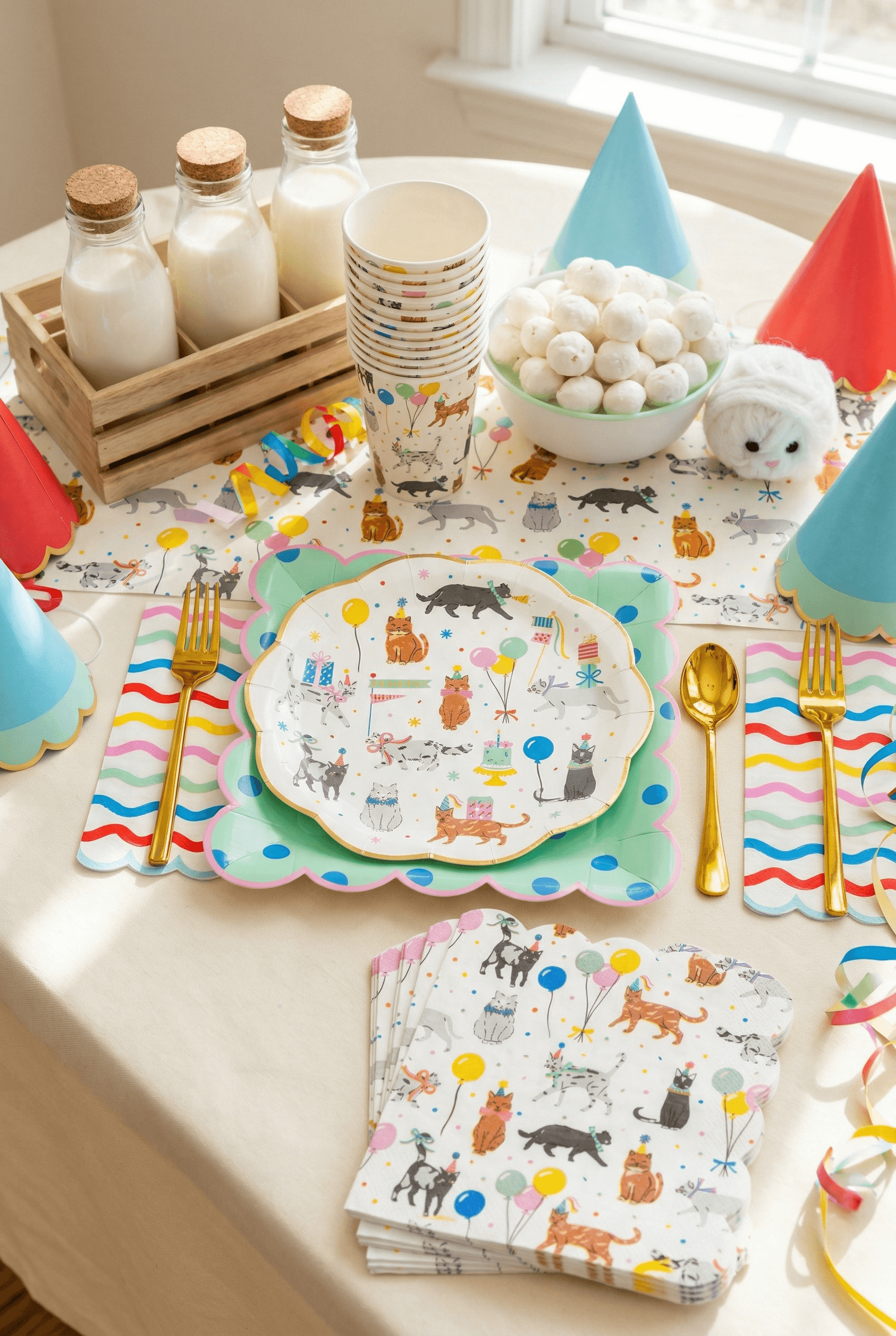 Cat Party Cocktail Napkins