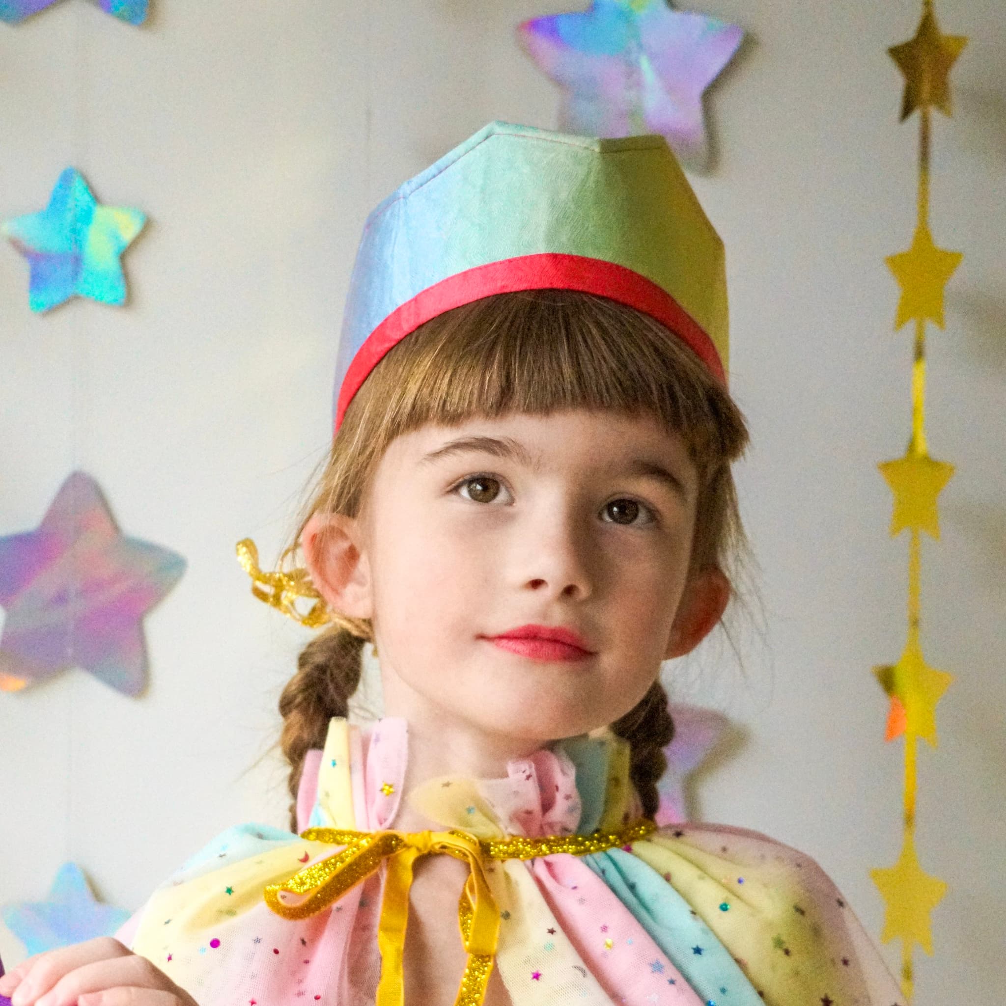 Rainbow Silk Crown