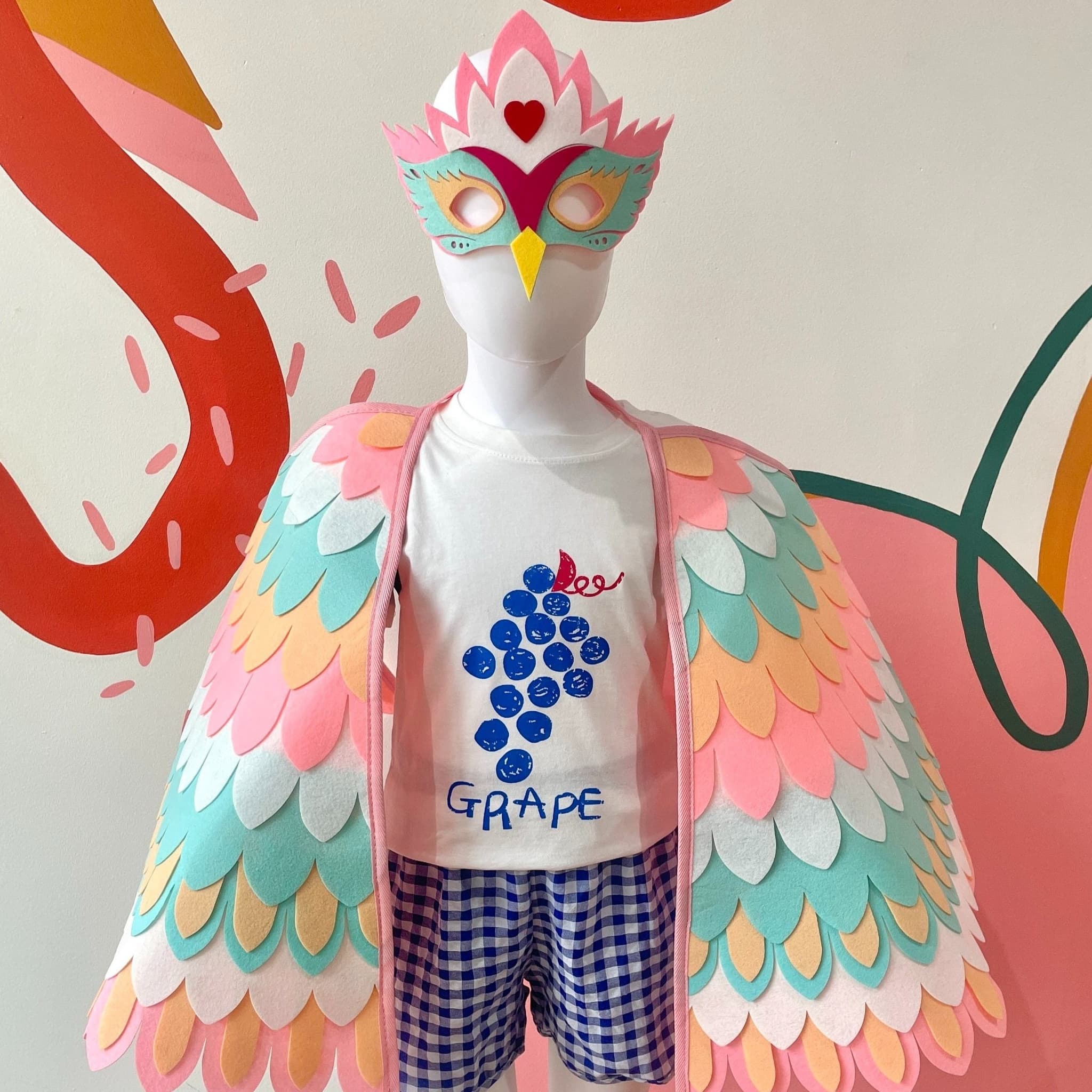 Owl Felt Cape Wings