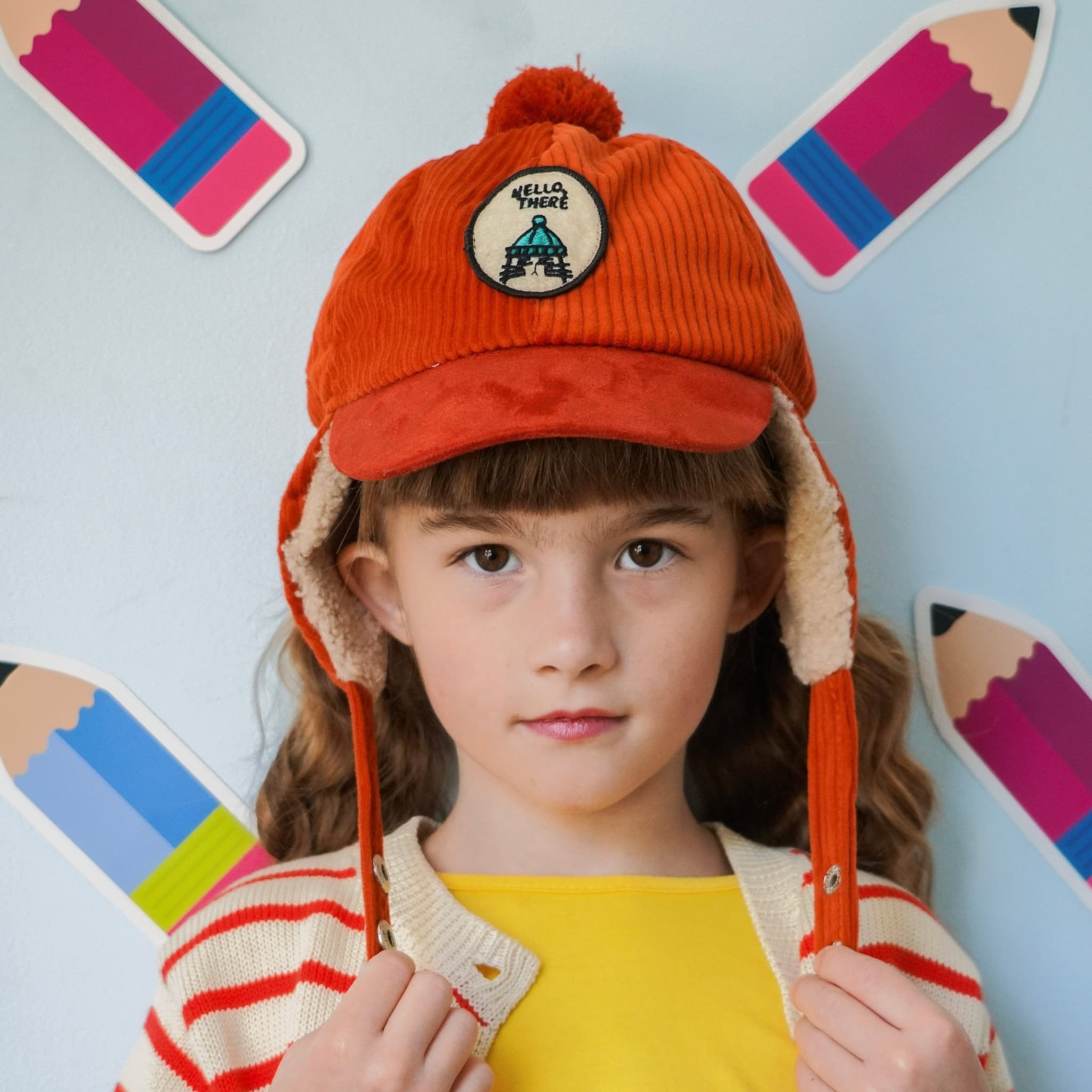 Floppy Ears Winter Corduroy Cap