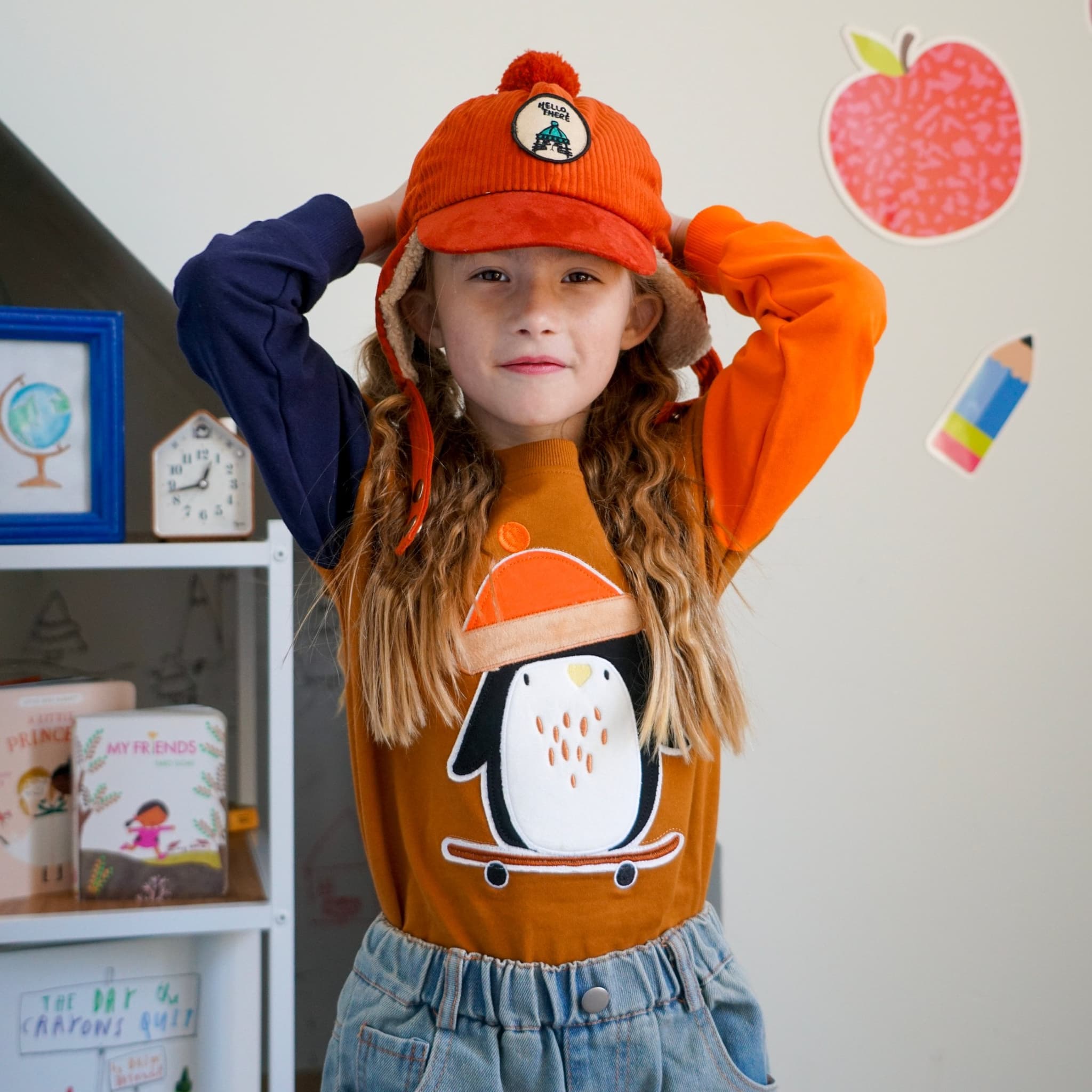 Skater Penguin Sweater