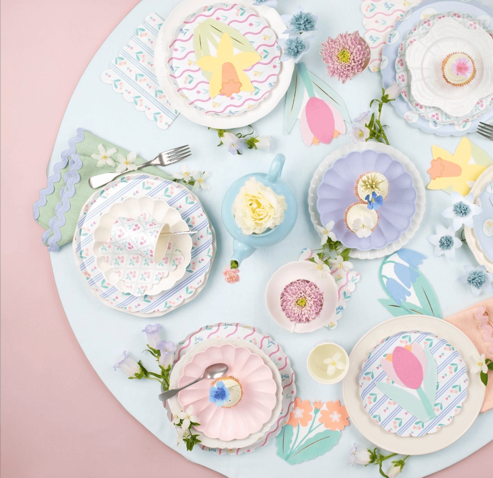 Floral Pattern Side Plates