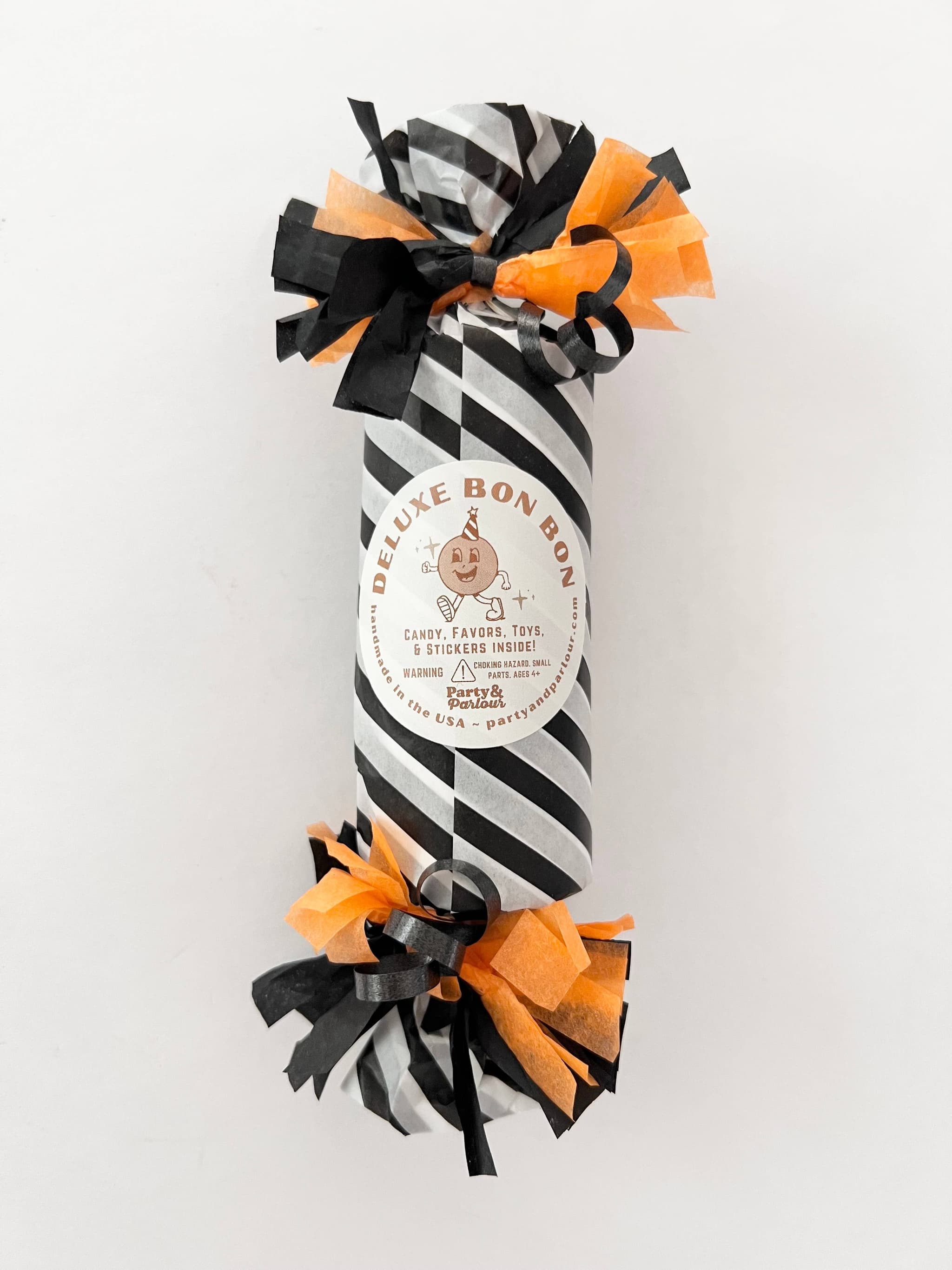 Striped Deluxe Surprise Bon Bon Handmade Favor